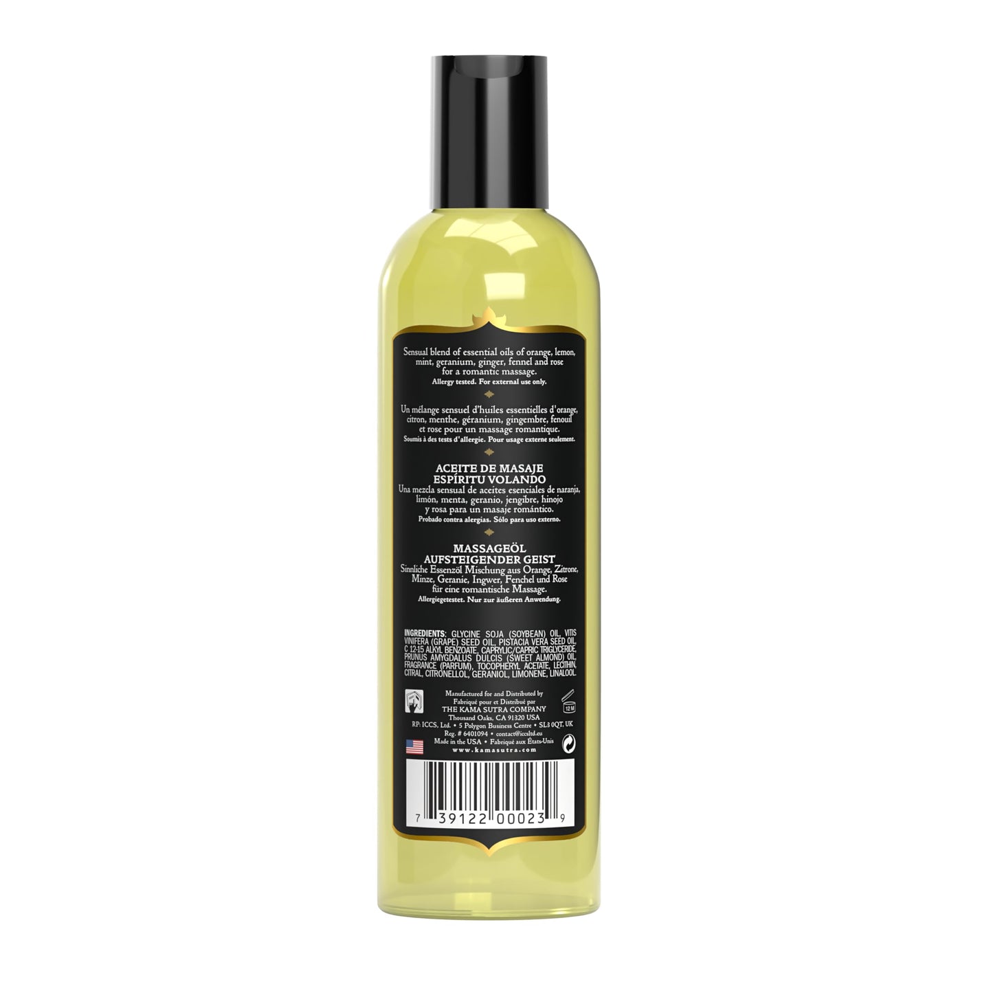 Kama Sutra Massage Oil Soaring Spirit 236ml