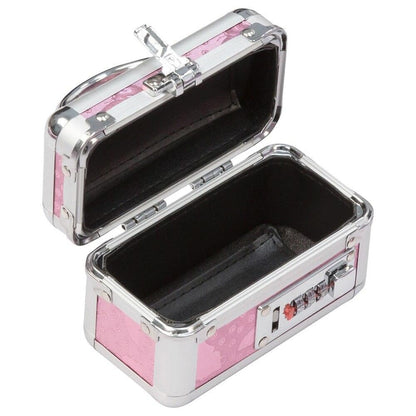 Lockable Mini Vibrator Case Pink