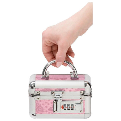 Lockable Mini Vibrator Case Pink