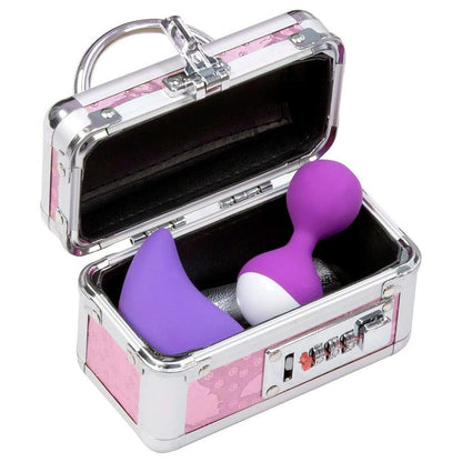 Lockable Mini Vibrator Case Pink
