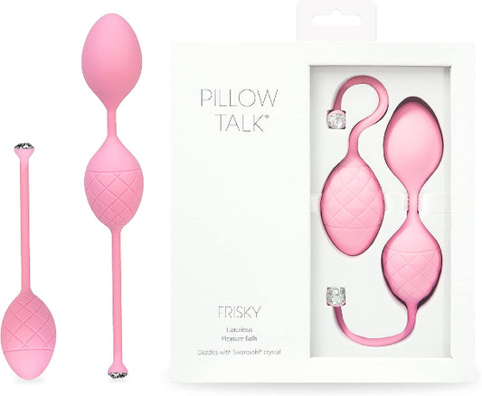 Pillow Talk Frisky Pink Kegel Balls