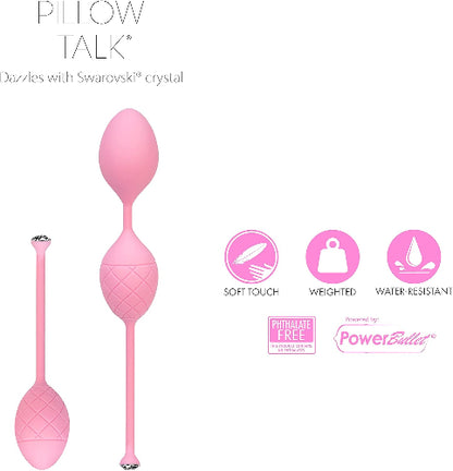 Pillow Talk Frisky Pink Kegel Balls