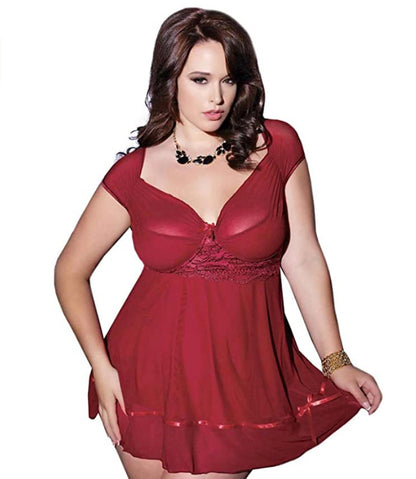 Coquette Merlot Babydoll