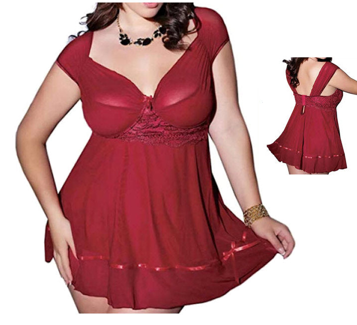 Coquette Merlot Babydoll