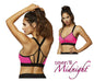 Hot Pink Sports Bra Elastic Trim X-Large