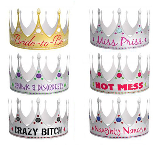 Bride-to-be Party Crowns