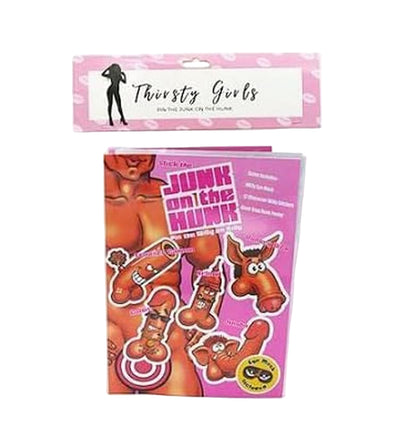 Thirsty Girls Pin the Junk On The Hunk Game